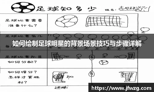 如何绘制足球明星的背景场景技巧与步骤详解